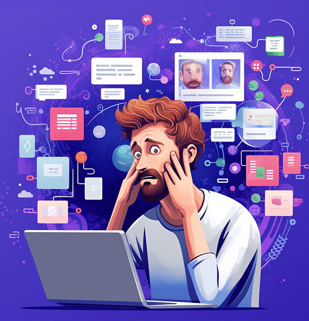 frustrated web designer